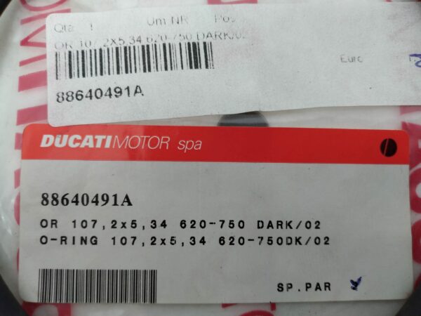 DUCATI O-Ring 107,2X5,34 Ducati Monster 620-750 88640491A