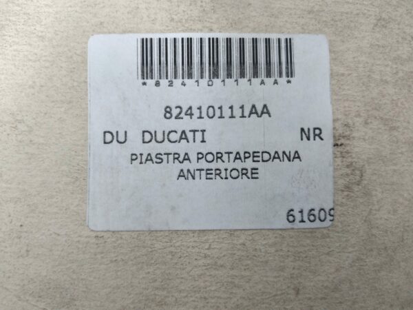 DUCATI Piastra Portapedana Anteriore Sx Ducati Ss900 82410111AA