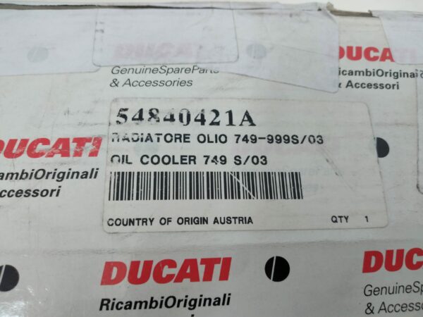 DUCATI Radiatore Olio 749 999 S 03 06 54840421A