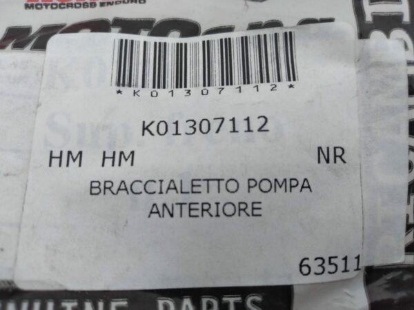 HONDA bracciale pompa anteriore K01307112