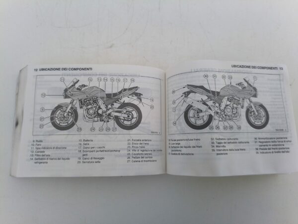 Kawasaki Z750S 2006 Libretto uso e Manutenzione 999761275 GB fr de it