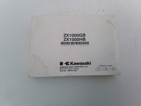 Kawasaki Z1000SX / ABS 2011 Libretto uso e Manutenzione 999761620 It es nl