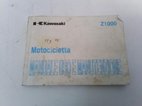 Kawasaki Z1000 2002 Libretto uso e Manutenzione 999921012 it