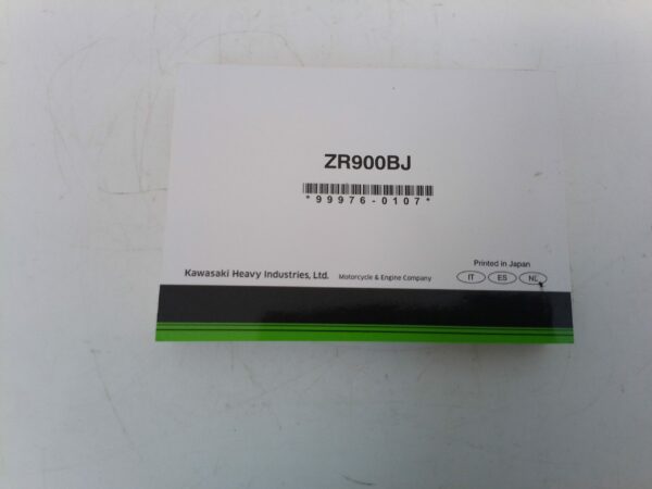 Kawasaki z900 2017 Libretto uso e Manutenzione 999760107 It es nl