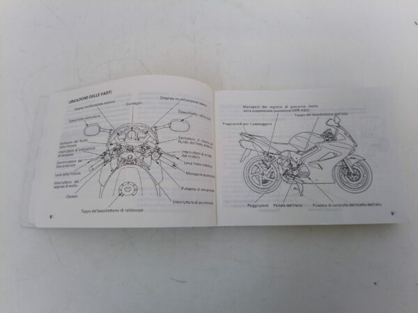 Honda VFR 2002 Libretto uso e Manutenzione 37mcw810