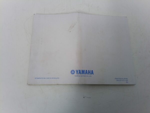 Yamaha diversion f 2010 Libretto uso e Manutenzione 1cw28199h1