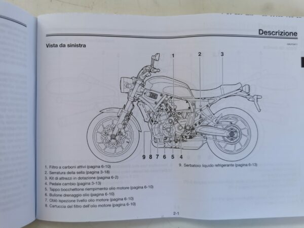 Yamaha MTM690 / U 2015 Libretto uso e Manutenzione B34F8199H0 IT