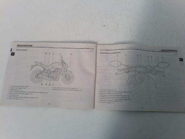 Yamaha mt-07 2014 Libretto uso e Manutenzione 1ws28199hr