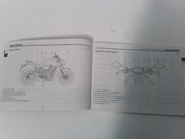 Yamaha MT 07 2017 Libretto uso e Manutenzione B4c28199h0