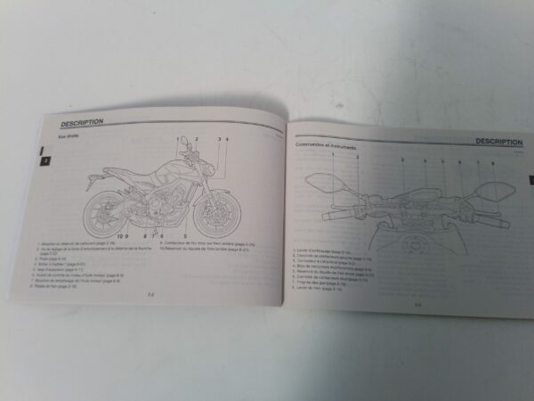 Yamaha mt-09 2013 Libretto uso e Manutenzione 1rc28199f0