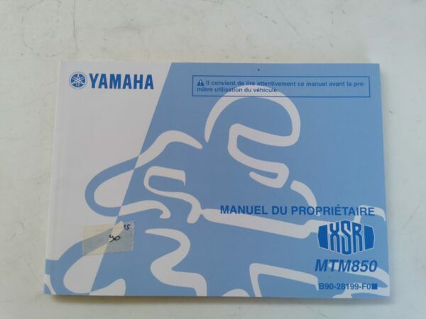 Yamaha MTM850 2015 Libretto uso e Manutenzione B9028199F0 FR