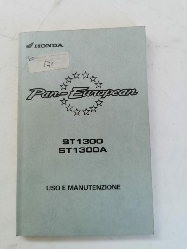 Honda St1300 1300a 2007 Libretto uso e Manutenzione 15002007108 IT