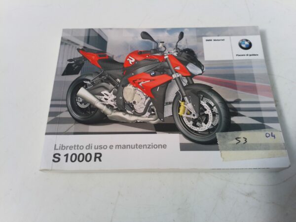 BMW s1000r 2004 Libretto uso e Manutenzione 01448550784