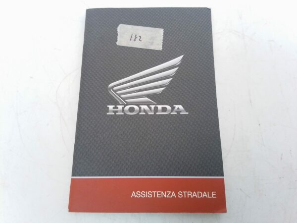 Honda libretto assistenza stradale