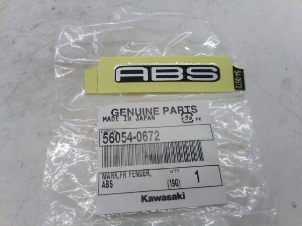 Kawasaki Adesivo parafango ABS 560540672