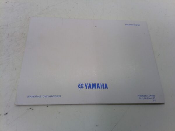 Yamaha XVS 950 2013 Libretto uso e manutenzione Italiano 2de28199h0