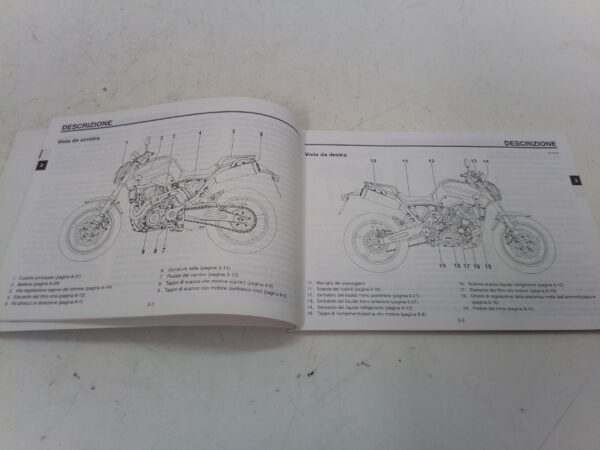 Yamaha MT 03 2006 Libretto uso e manutenzione 5ykf8199h1