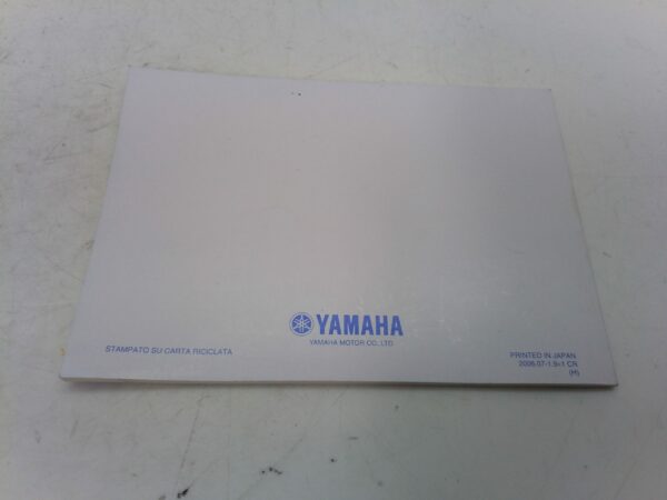 Yamaha r6 2006 Libretto uso e manutenzione 2c028199h1