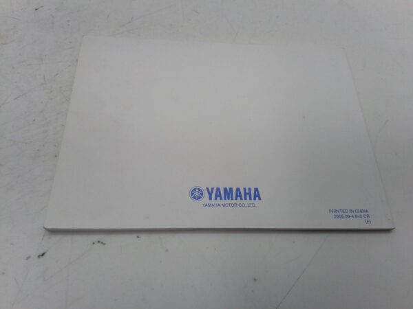 Yamaha r6 2005 Libretto uso e manutenzione spagna 2c028199f0