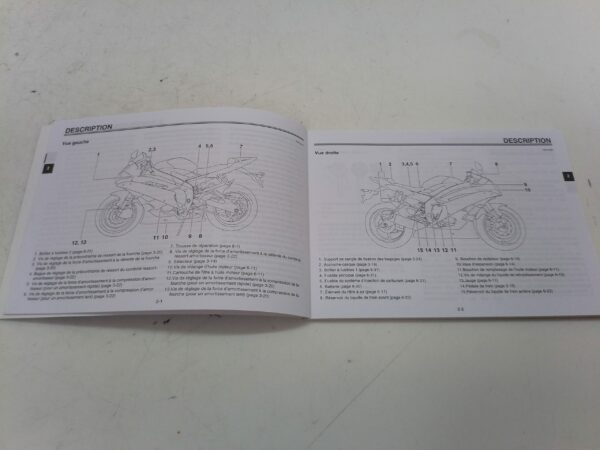 Yamaha r6 2005 Libretto uso e manutenzione spagna 2c028199f0