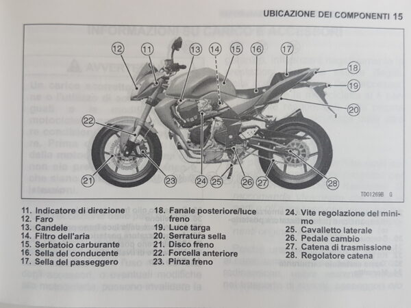 Kawasaki Z750R ABS 2010 Libretto uso e manutenzione IT ES NL 999761628