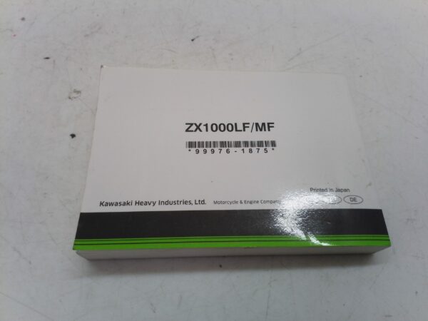 Kawasaki Z1000 SX 2014 Libretto uso e manutenzione gb fr de 999761875