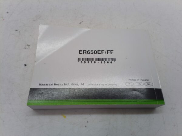 Kawasaki er-6n 2014 Libretto uso e manutenzione It es nl 999761864