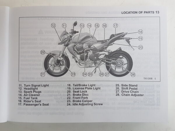 Kawasaki Z750R ABS 2011 Libretto uso e manutenzione EN FR DE 999761697