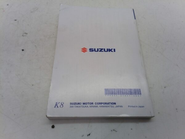 Suzuki gsx-r 1000 2007 Libretto uso e manutenzione es It de 9901121h51sde