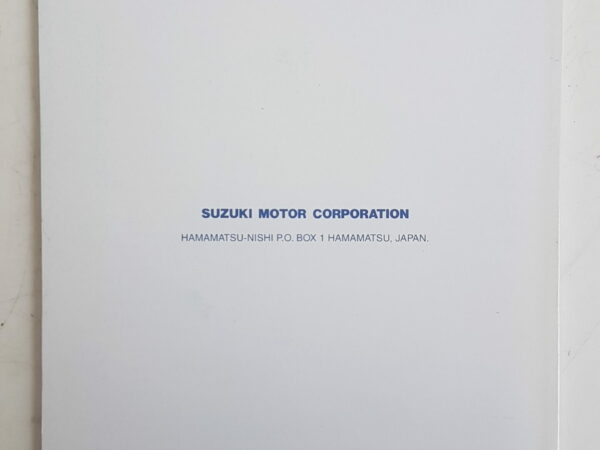 Suzuki Guida concessionari europei 9901319940EUR