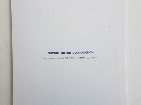 Suzuki Guida concessionari europei 991319940EUR