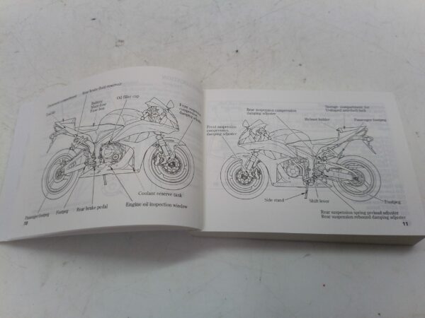 Honda CBR 600 RR 2006 Libretto uso manutenzione It es en 37mfj600