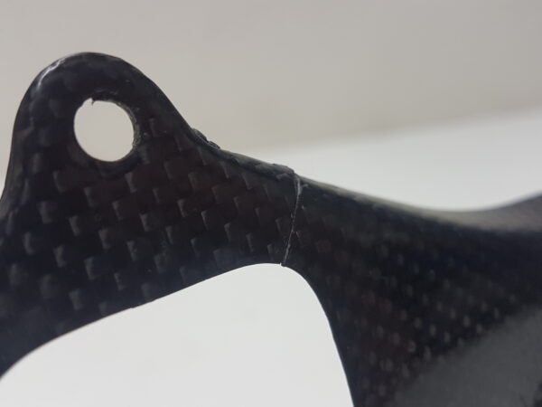 Ducati 848 1098 1198 Supporto strumentazione in carbonio (rottura stabile di facile riparazione)