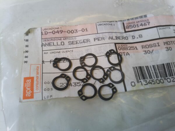 Aprilia Seeger Ap8501467 confezione da 9