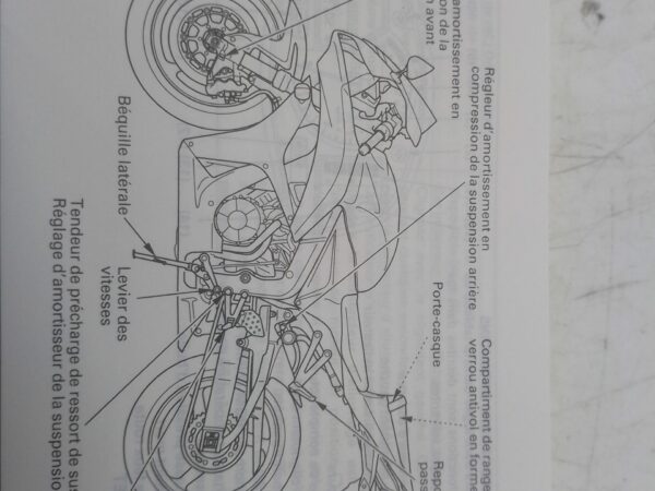 Honda CBR 600 RR 06 libretto uso e manutenzione Francese tedesco 37mfj800