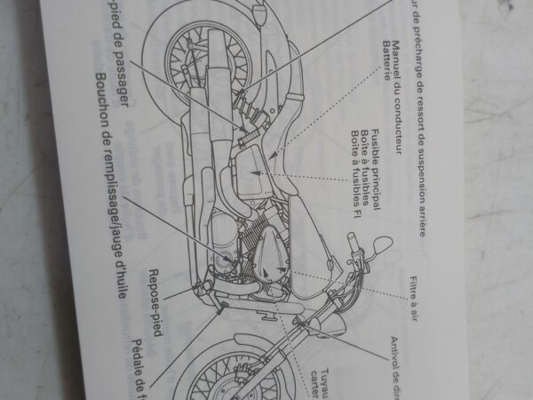Honda VT 750 C2 07 libre libretto uso e manutenzione francese e tedesco 37mfe800