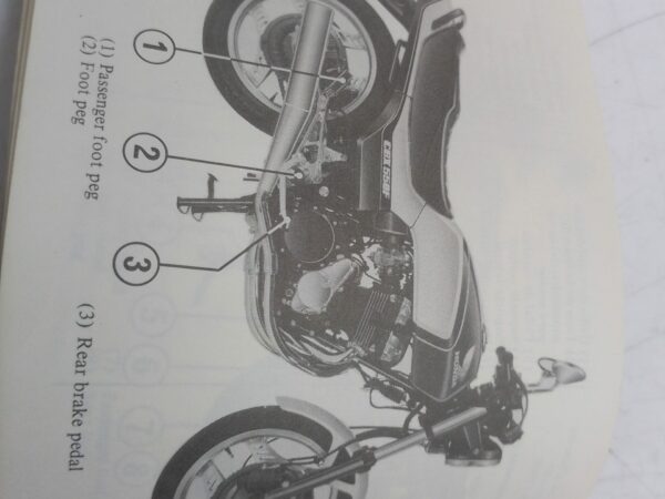 Honda cbx 550 f F2 libretto uso e manutenzione inglese francese tedesco 36ma700