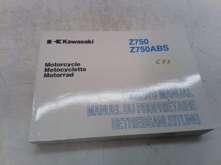 Kawasaki Z 750 07 libretto uso manutenzione 999761306 GB fr de