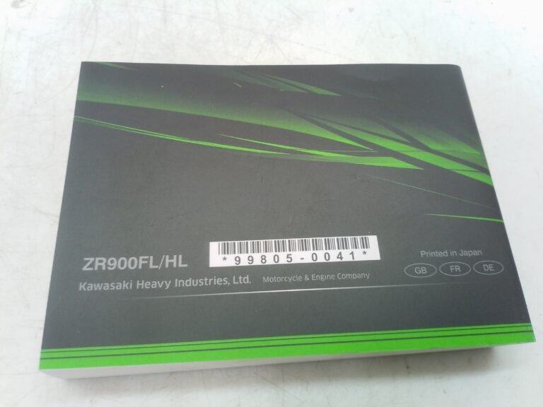 Kawasaki z900 19 libretto uso e manutenzione 998050041 GB fr de