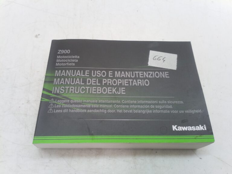 Kawasaki z900 19 libretto uso e manutenzione 998050042