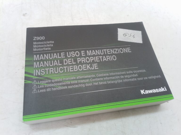 Kawasaki z900 19 libretto uso e manutenzione 998050042