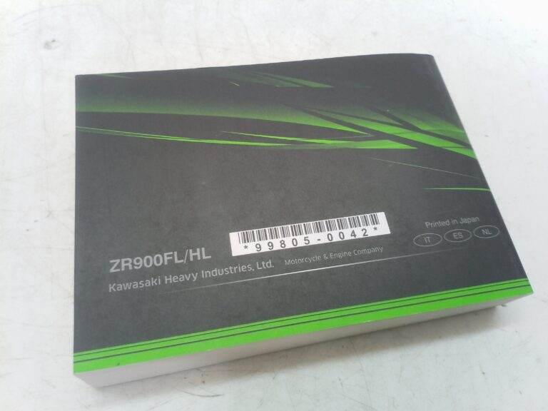 Kawasaki z900 19 libretto uso e manutenzione 998050042