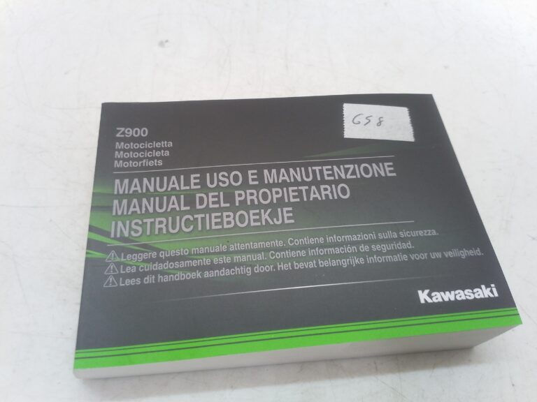 Kawasaki z900 19 libretto uso e manutenzione 998050042