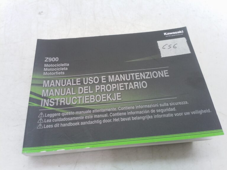 Kawasaki z900 20 libretto uso e manutenzione 998050208