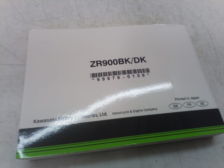 Kawasaki z900 18 libretto uso e manutenzione 999760159 GB fr de