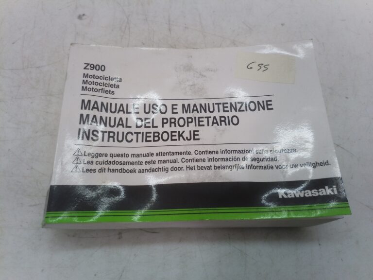 Kawasaki z900 17 libretto uso e manutenzione 999760091