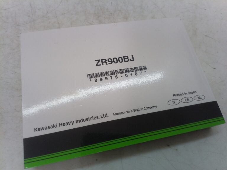 Kawasaki z900 17 libretto uso e manutenzione 999760107