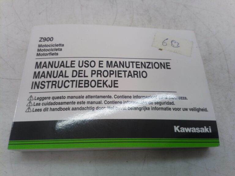 Kawasaki z900 18 libretto uso e manutenzione 999760160