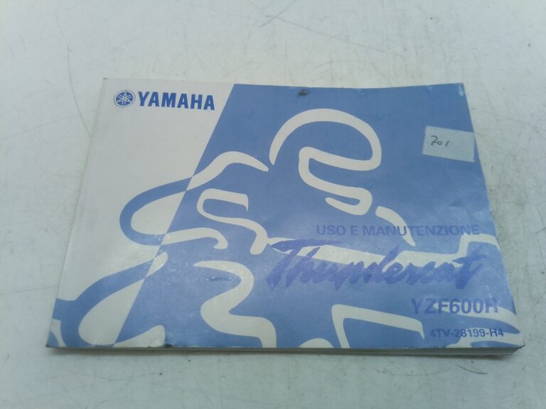 Yamaha thundercat 600 99 libretto uso e manutenzione 4tv28199h4