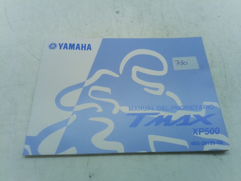 Yamaha TMax 500 01 libretto uso e manutenzione 4b528199s0 spagna